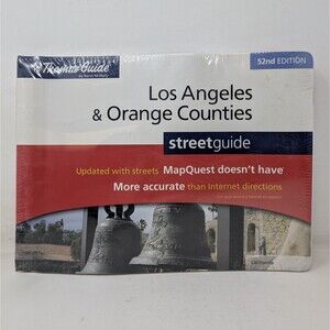 Thomas Guide Los Angeles and Orange Counties Street Guide 52nd Edition Sealed